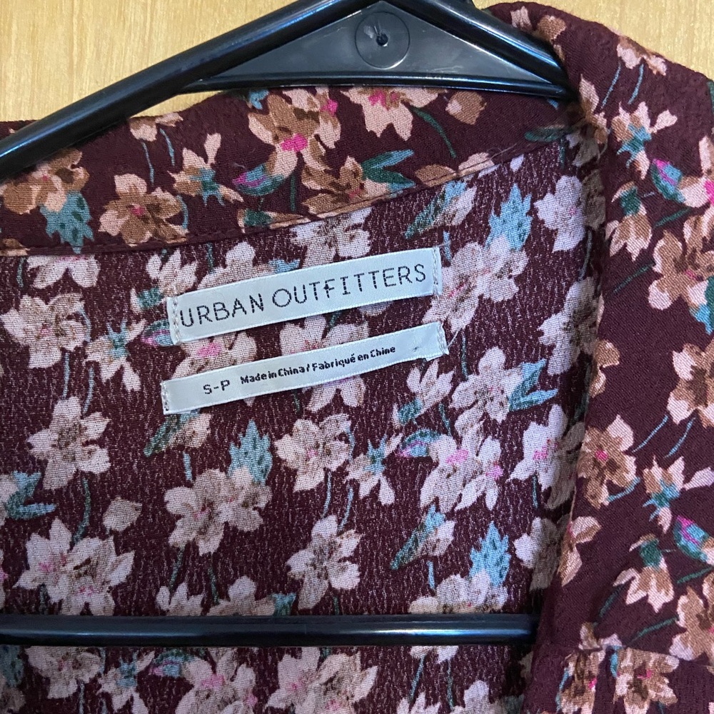 Fall floral Urban Outfitters dress